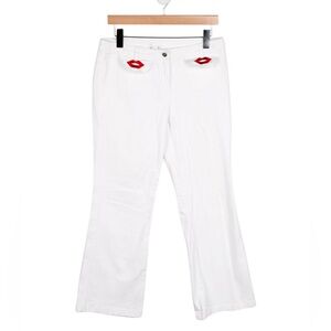 Escada Women’s Lip White Jeans